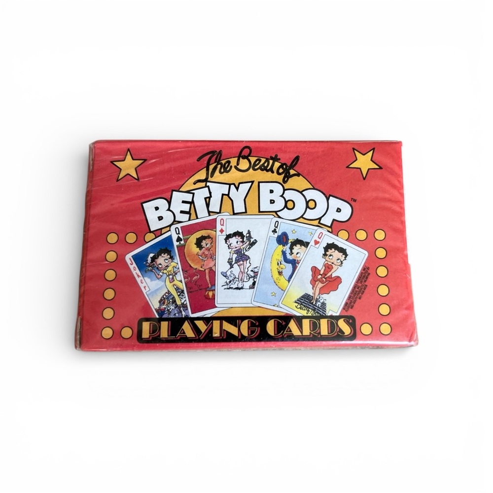 Vintage Betty Boop Red and Yellow Trading Cards 1998 never opened